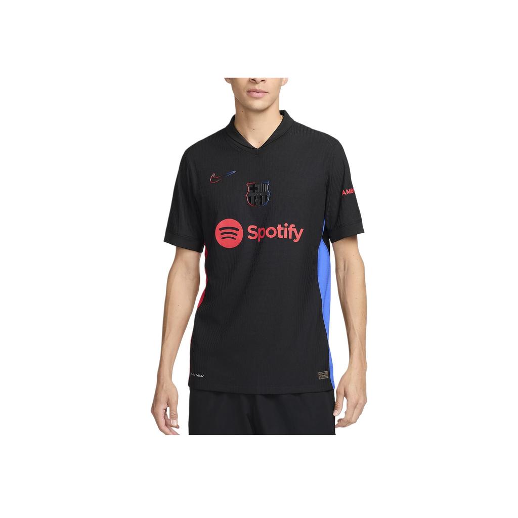 Nike Футболка UCL Away FC Barcelona Player Edition 2024/25 черная мужская уличная FN8771-011