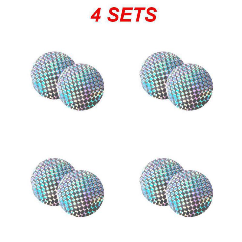 2/4/6 комплектов отпугивающих птиц эффективных палочек для садовых голубей, полезных домашних аксессуаров, лазерной пленки, оконного клея