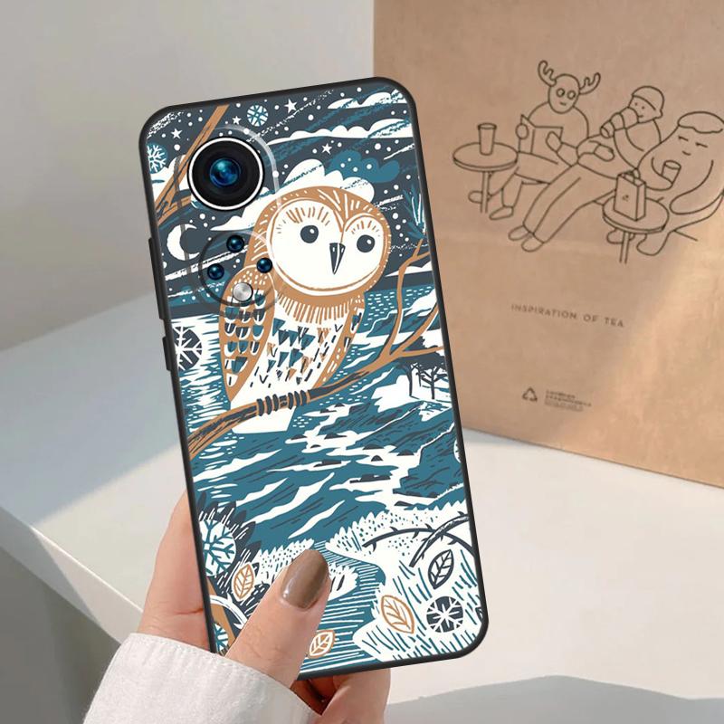 Милый Мультяшный Филин Для Honor Magic 7 Lite 5 6 8 Pro Чехол Для Honor 400 200 90 70 50 X8c X8b X9a X9b X9c X9d Win