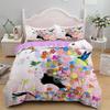 Beautiful Fairy Butterfly Duvet Cover Set Fantasy Butterfly Bedding Set Luxury Quilt Cover For Girls Woman Gifts King Bedspread