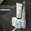 Creative Wall Mount Automatic Toothpaste Dispenser Toothbrush Holder Toothpaste Squeezer For Family Shower Bathroom