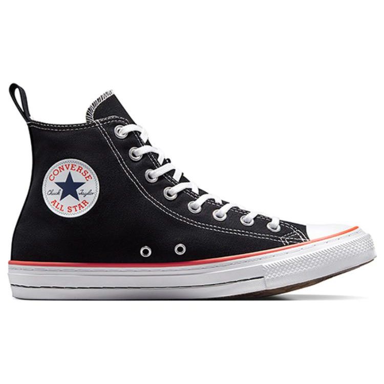 Converse All Star Удобные Универсальные Прочные Легкие Дышащие Высокие парусиновые кеды Унисекс Кроссовки Черные A04502C