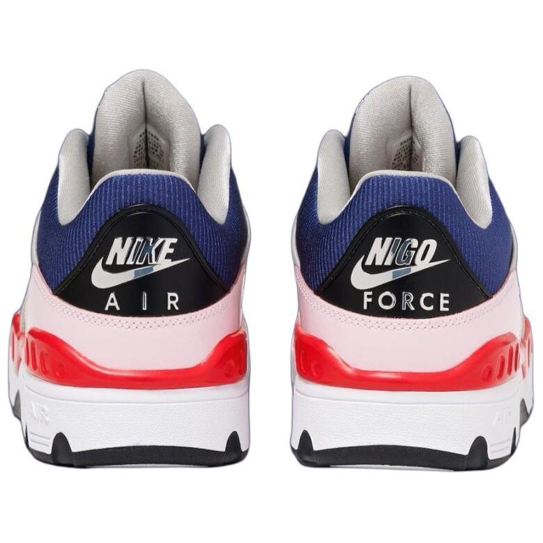 Nigo x Nike Air Force 3 Low SP Blue Void Унисекс Кроссовки Разноцветный Университетский-красный Тур-желтый HQ1458-400