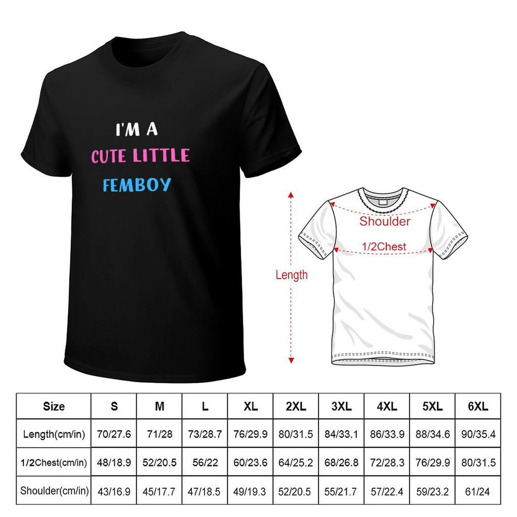 Im A Cute Little Femboy TShirt animal prinfor boys blue lock mens t shirt