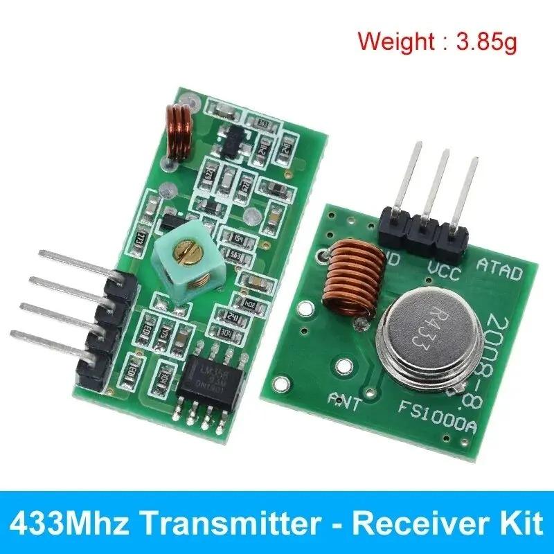 Smart Electronics 433Mhz RF Transmitter and Receiver Module Link Kit For arduino/ARM/MCU WL Diy 315MHZ/433MHZ Wireless
