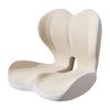 Universal Seat Cushion Anti-Slip Base Design Memory Foam Seat Cushion with Lumbar Support Ergonomic Wheelchair Cushion