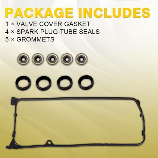 Комплект прокладок крышки клапанов двигателя с втулками для 01-05 Honda Civic 1.7L SOHC L4