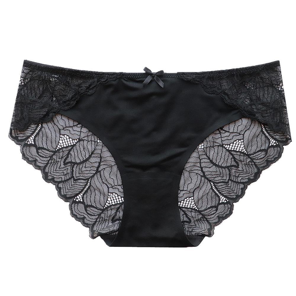 Стильное простое женское сексуальное кружевное нижнее белье без следов, женские трусики, высокоэластичные дышащие женские трусы с низкой талией