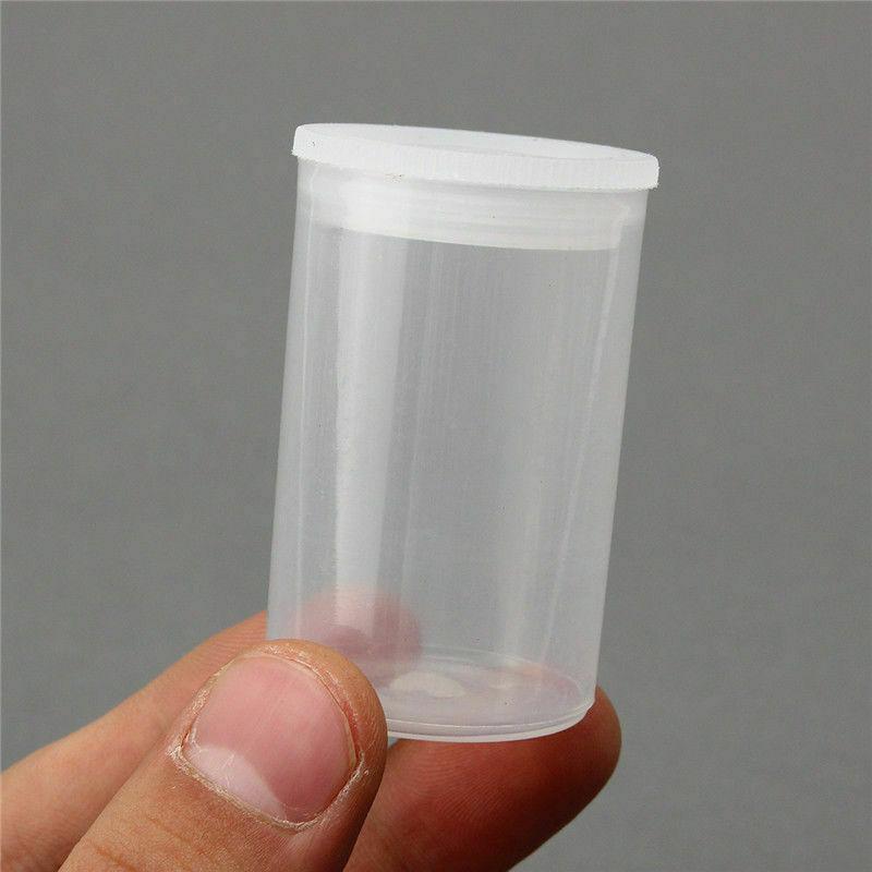 10 шт. пластиковые пустые черные/белые бутылки 35 мм, банки для пленки, канистры, контейнеры