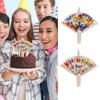 Happy Birthday Candle Fan-Shaped Birthday Candle Supplies Birthday Cake Candle Decor Funny Candles for Decorating Birthday Theme