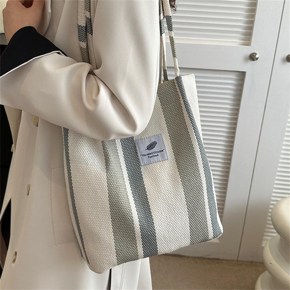 Летняя сумка большой емкости, новая трендовая дизайнерская женская сумка в полоску, повседневная простая пляжная сумка, женская большая сумка для хранения