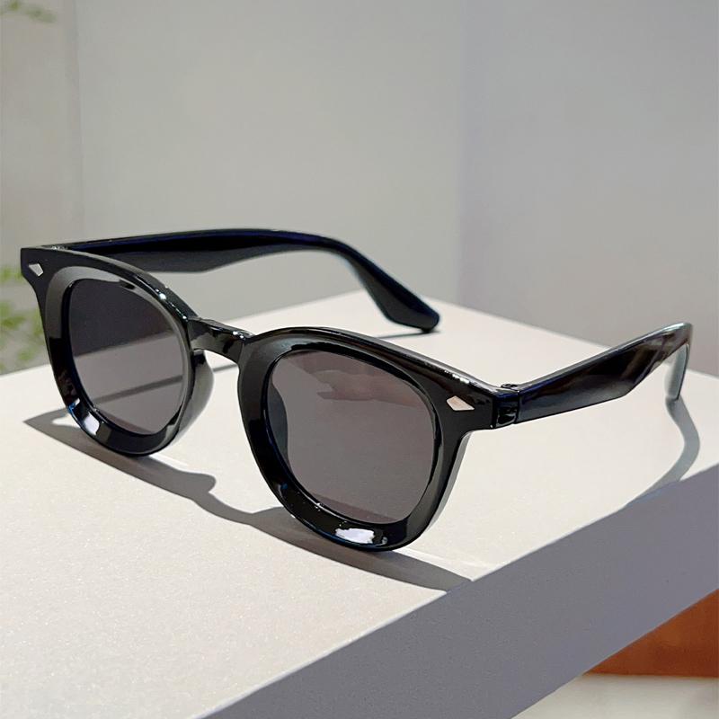 Круглые Солнцезащитные Очки Мода Винтаж Корейский Стиль Конфетный Цвет Повседневные Оттенки Женские Шикарный Дизайн Бренда Уличный Декор Солнцезащитные Очки