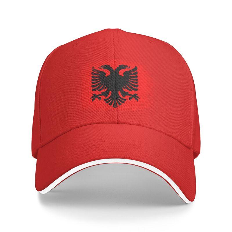 Fashion Albania Flag Baseball Cap Unisex Women Adjustable Albanian Eagle Coat of Arms Dad Hat Outdoor