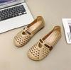 Модная обувь для женщин 2024 года, кавайная, с круглым носком, плоская женская летняя обувь, мокасины, симпатичные, шикарные, с острым носком, для отпуска, элегантные, удобные