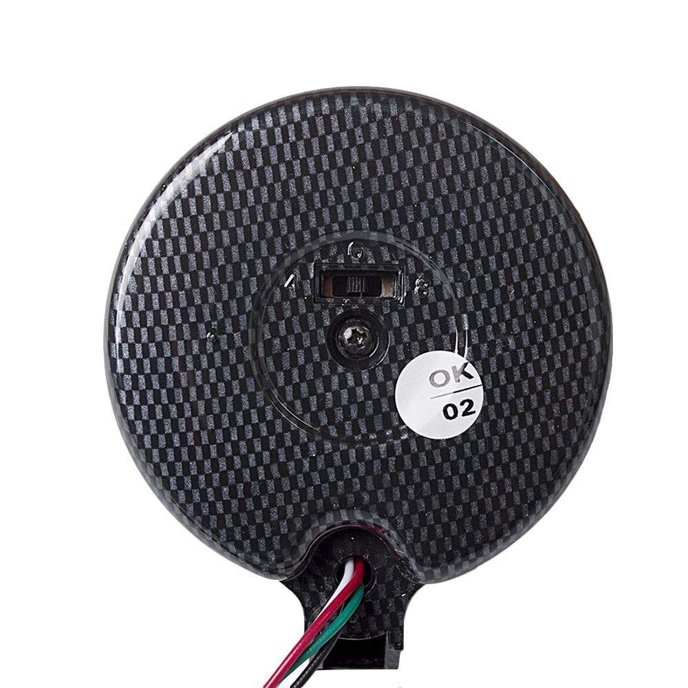 3,75 "" автомобильный универсальный датчик тахометра из углеродного волокна белый свет Inter Shift 0-8000 об/мин