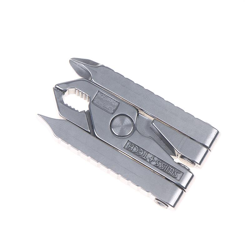 Портативный карманный мини-набор инструментов из нержавеющей стали: складные плоскогубцы, нож, брелок, отвертка. Многофункциональный инструмент для улицы.