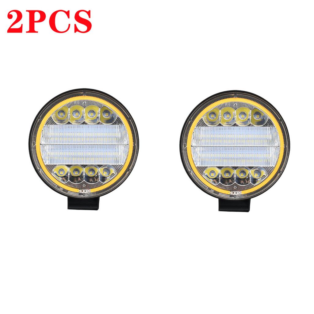 4-дюймовый светодиодный круглый квадратный точечный рабочий свет комбинированный прожектор для вождения белый янтарный противотуманный фонарь для грузовика внедорожника 4WD 4x4 внедорожный квадроцикл джип трактор