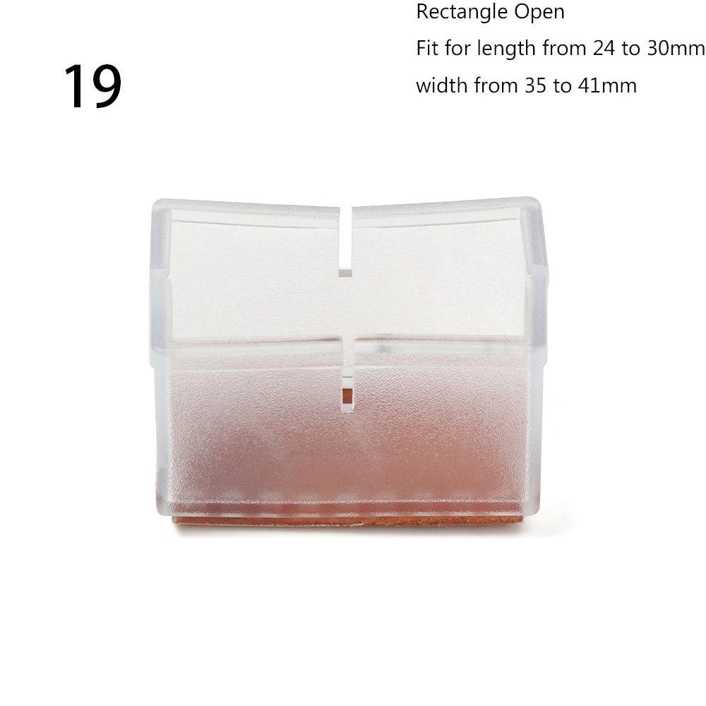 12Pcs/lot Thick Wear-resistant Silicone Floor Protector Chair Leg Caps Anti-slip Pad Table pads