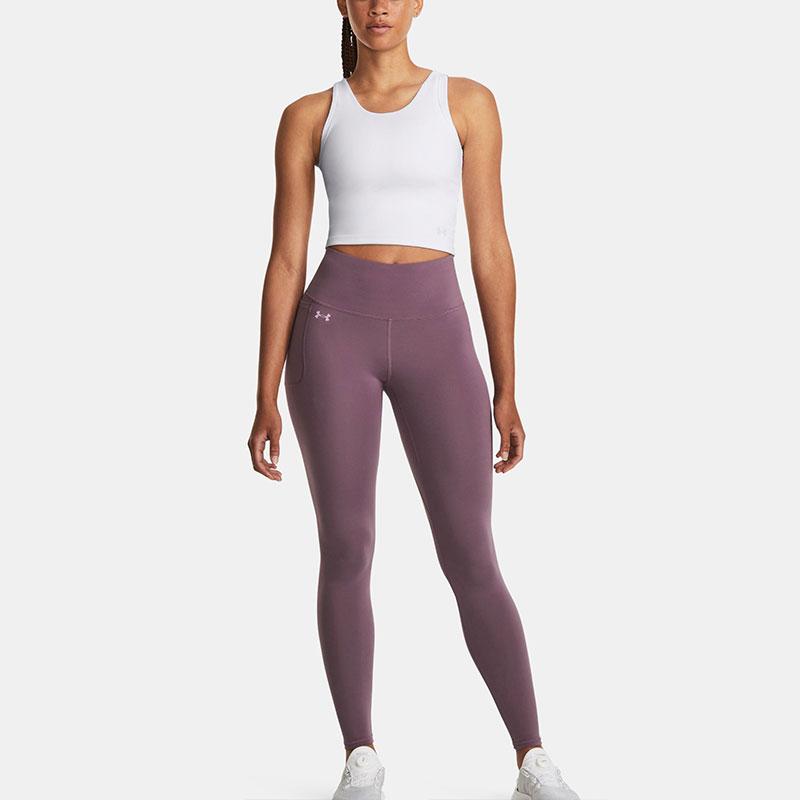 Under Armour Motion Solid Training Tank Top женские топы белые 1379046-100