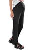 Sweet Mommy Maternity Hem Wide Cool To the Summer Ribbed Includes Waist Rib That Wraps the Cool Free Black L [Sweet Mommy] Leggings, Cuttable, Pants,