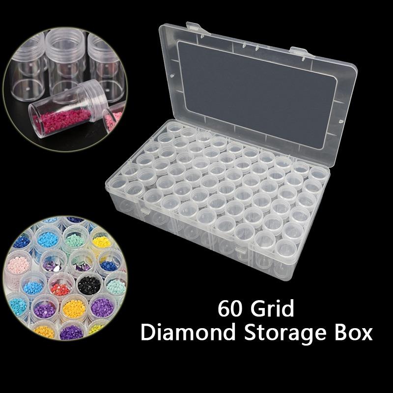 24/60 сетка Алмазная картина дрель бутылки для хранения бисера DIY аксессуары для декоративных картин для дома