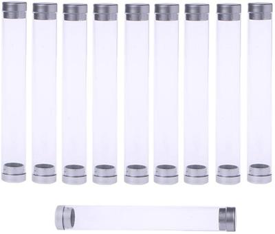 10 шт. прозрачные акриловые цилиндрические пеналы для ручек подарочные коробки для офиса школы