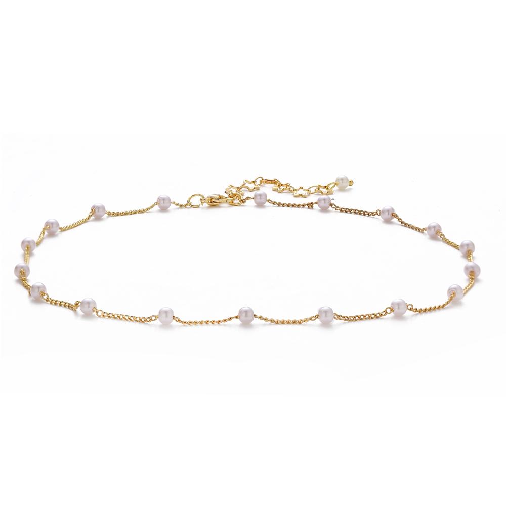 iF ME Retro Pearl Necklace Korean Pendant Necklaces Women Jewelry Accessories