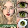Eyeshare 1 Pair Green Color Cosplay Lens Hot Sale Contact Lenses for Role Playing Anime Eye Makeup Halloween Softlens