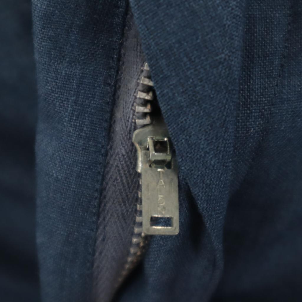 Vintage Винтажные брюки слаксы 60-х 70-х годов на молнии Talon синие мужские б/у