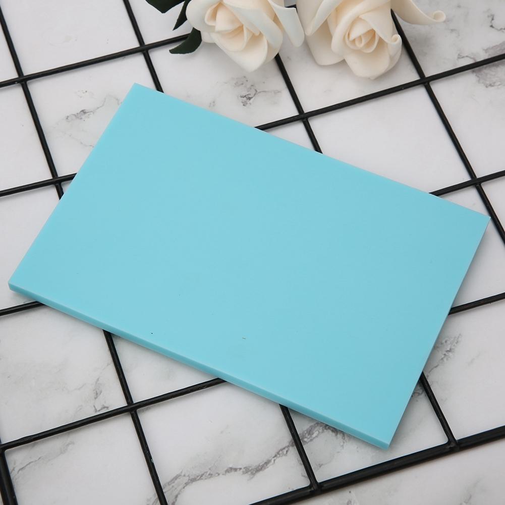 Тонкий резиновый штамп-желе для резьбы для самодельных резиновых штампов, небесно-голубой