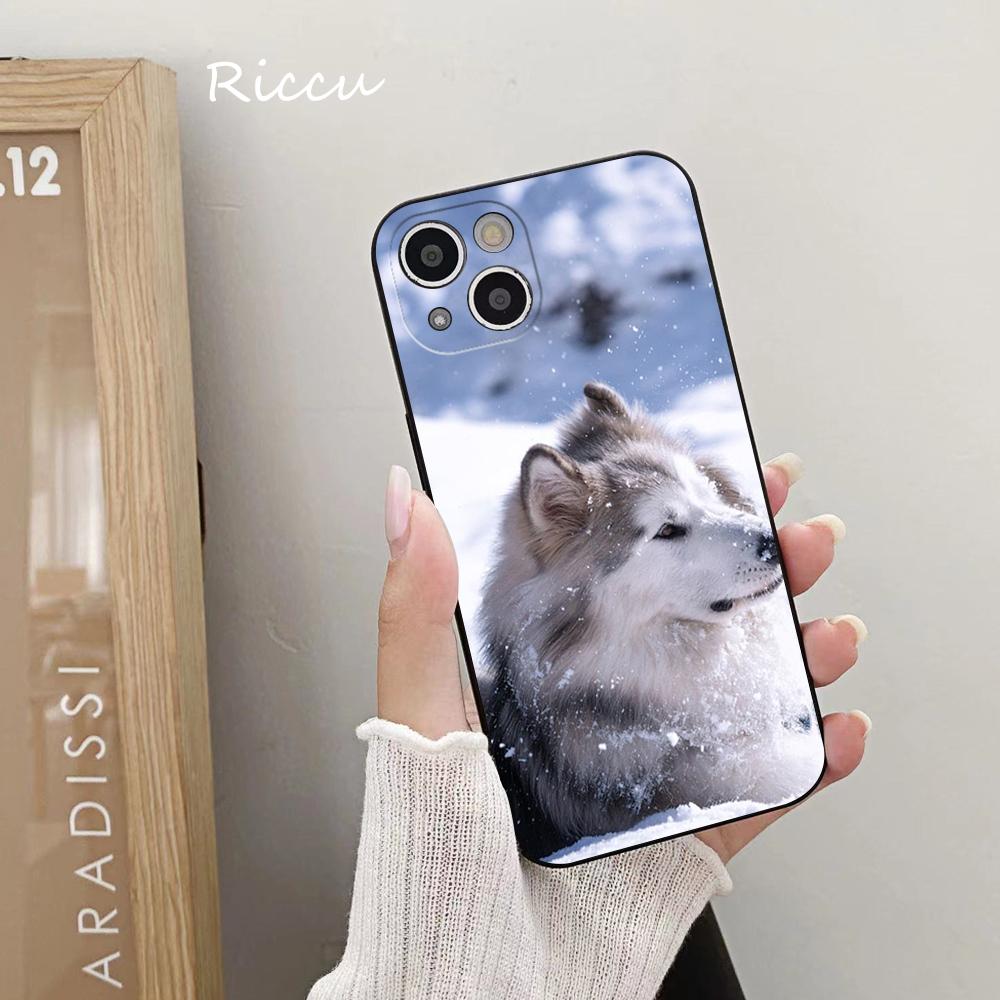 ДЛЯ IPhone милый аляскинский пес Чехол для телефона ДЛЯ IPhone 14 11 12 Pro 8 7 Plus SE X Pro 14 MAX 12 13 MINI XR XS iphone 14 Чехлы для телефона