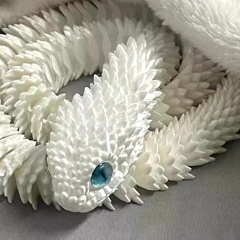 Articulated Snake Fidget Articulated Animal Toy Realistic Snake Pranks for Desk Bed Table Bookshelf Dashboard Car Interior