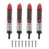 110mm RC Oil Filled Shock Absorbers Kit Aluminum Alloy Shock Absorber Damper for 1 10 RC Car Red