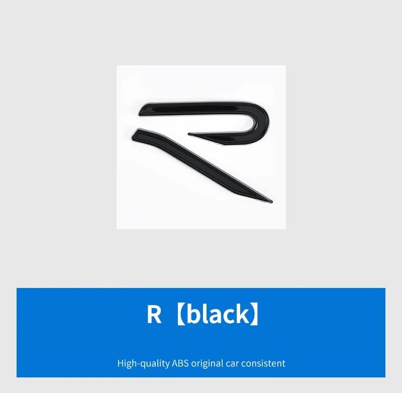 Для VW Для Volkswagen GTI/CC/V6/V8/Caddy/Jetta/Lavida специальная наклейка-шильдик на багажник из АБС-пластика серебристо-черная декоративная наклейка w