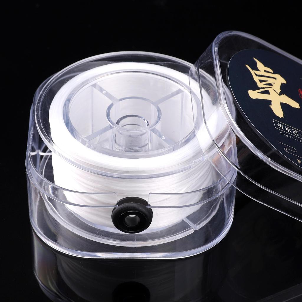 Прочная нейлоновая резиновая эластичная нить для изготовления украшений и браслетов - Разные цвета, 50-100 метров