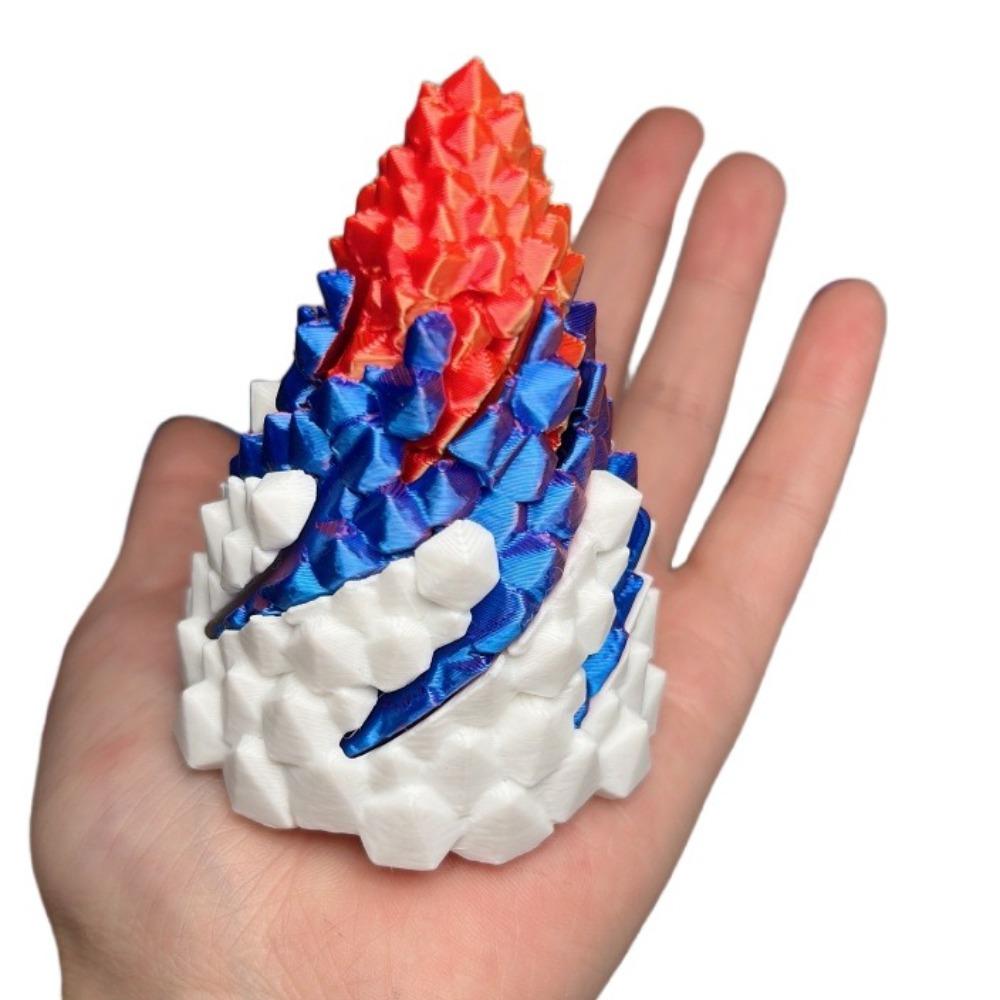 Impossible Stone Spiral Cone Fidget Toy Three Layer Design Pyramid Ornaments Home Decor