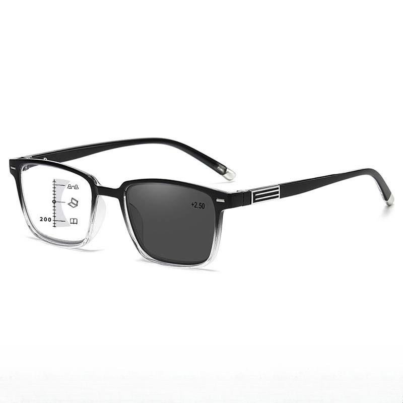 Мужские и женские фотохромные мультифокальные очки для пресбиопии, модные ретро прогрессивные очки для чтения, очки для защиты от синего света
