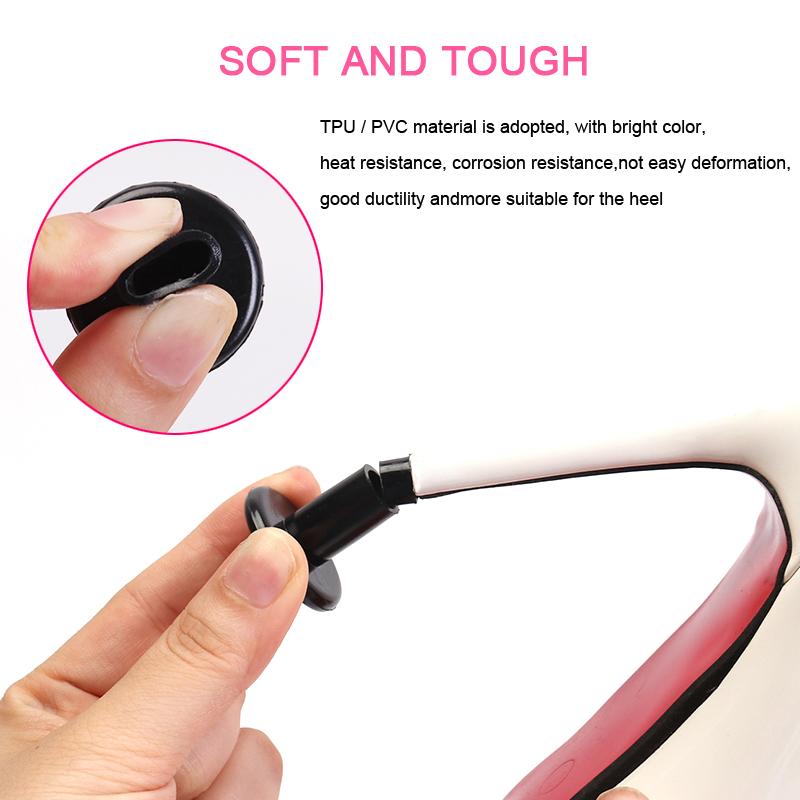 2 шт. Нескользящие протекторы для высоких каблуков, Блестящие прозрачные стопоры для каблуков, Набойки для ремонта каблуков, Чехлы для женской обуви, Глушители, Аксессуары для обуви