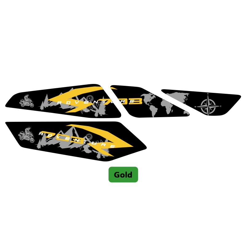 POSFIRA Наклейки на маятник мотоцикла Виниловые наклейки для Zontes 703F 703 F F703 Adventure 2025 Аксессуары для маятника мотоцикла