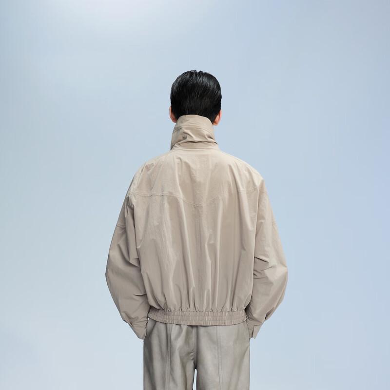 CROQUIS Men's 2024 Autumn Loose Fit Stand-Collar Jacket