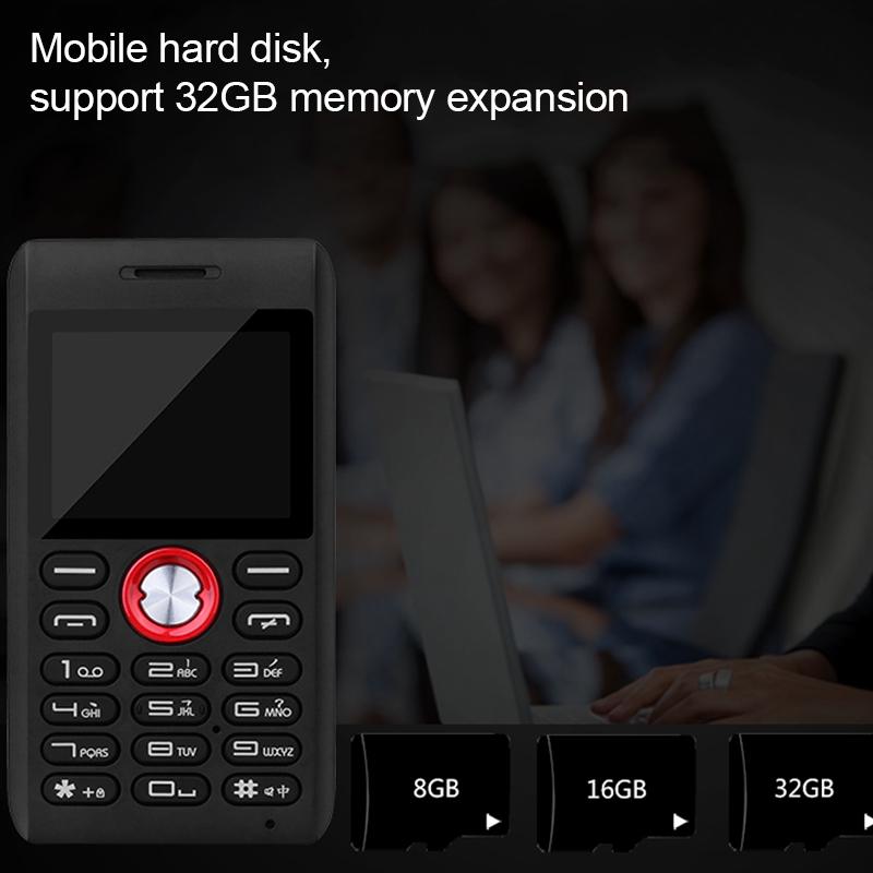 Мини-мобильный телефон Ультратонкая 5-миллиметровая противоударная Bluetooth-пылезащитная камера