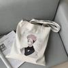 Jujutsu Kaisen Anime Japanese Harajuku Handbags Ulzzang Shoulder Bags Casual Hip Hop Shopping Girl Handbag Women Punk Canvas Bag