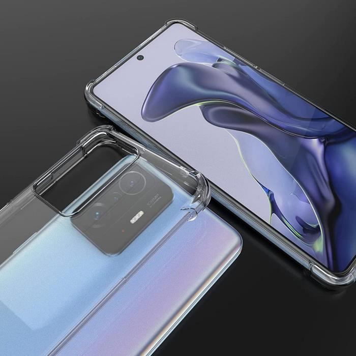 Прозрачный чехол для Xiaomi 11T Ударопрочная защита + 2 закаленных стекла