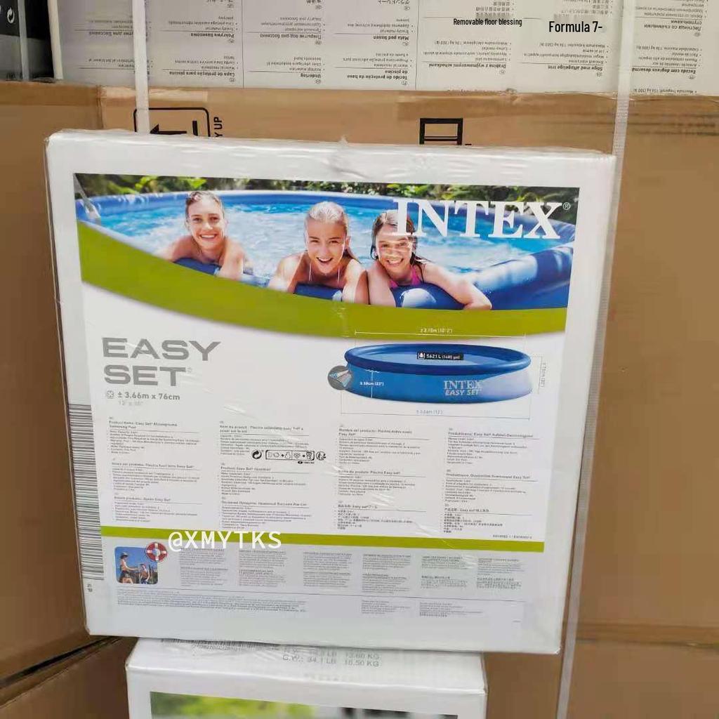 Intex28130 Simple Butterfly Family Inflatable Swimming Pool for Kids and Adults