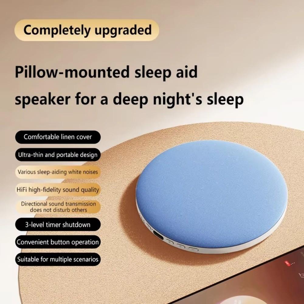 Sleep-enhancing Audio Sleep Pillow Speaker White Noise Pillow Speaker for Sleeping