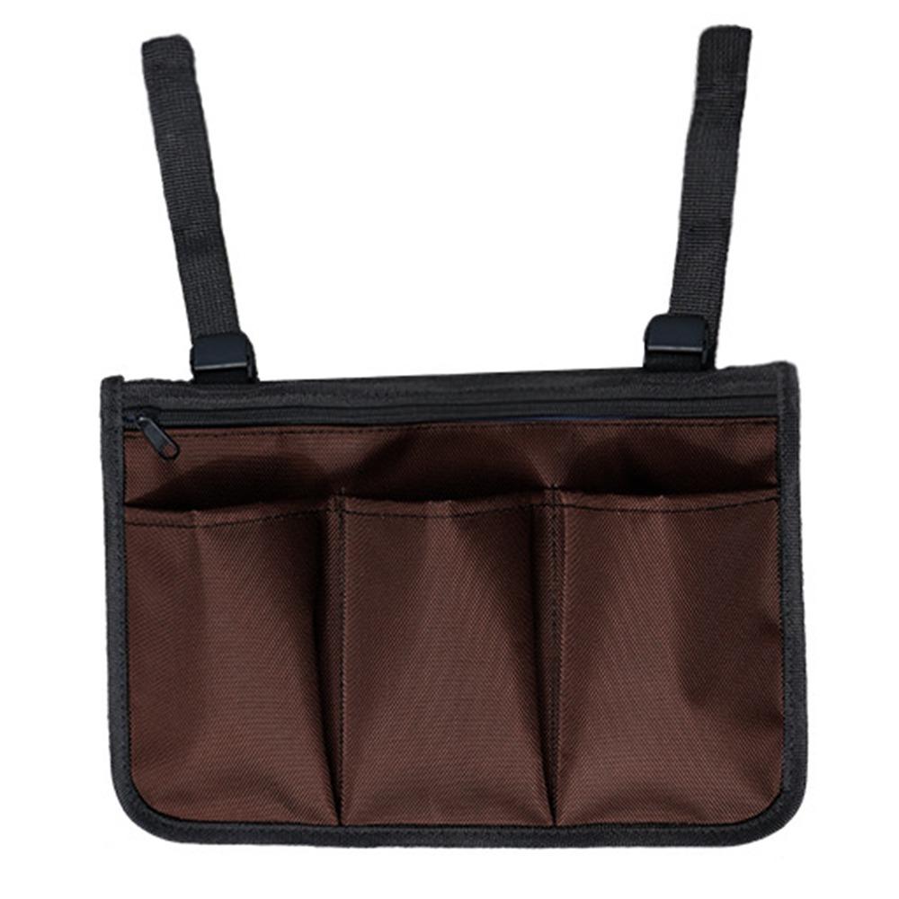 Многокарманная сумка для хранения на подлокотнике инвалидной коляски, боковой карман для хранения на подлокотнике сиденья, складной стул