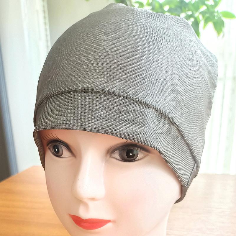 Шапка из серебряного волокна для защиты от ЭМП, блокирующая 5G и RFID, антирадиационная шапка-бини для ежедневной безопасности