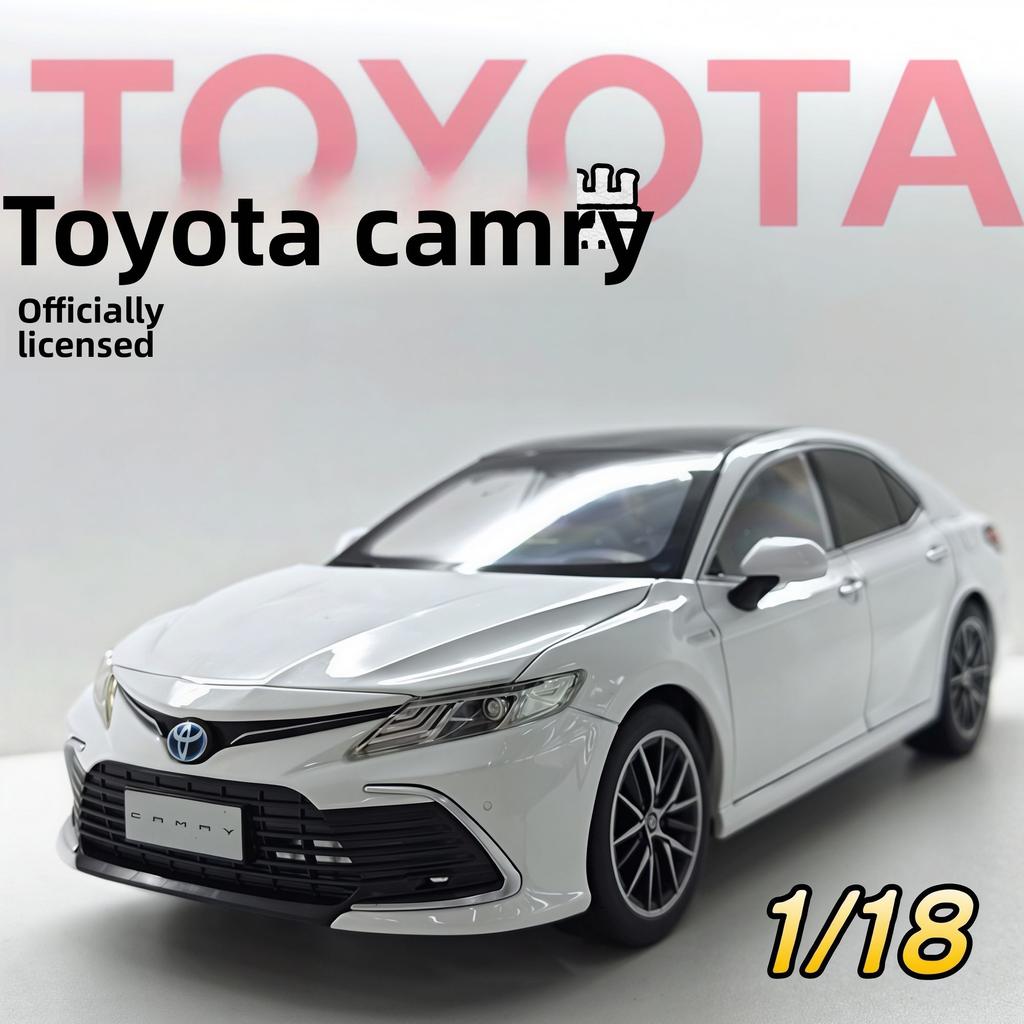 1: 18 Камри Легкосплавная Модель Машины Со Звуком и Светом Детский Подарок на День Рождения Настольное Украшение Продвинутая Коллекционная Игрушка