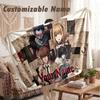 Custom Name Flannel Blanket,Death Note Lightweight Warm Bed Blanket For Couch & Holiday Gift
