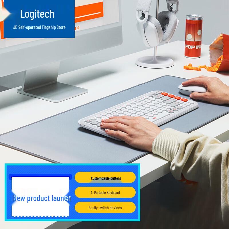 Беспроводной Bluetooth-набор клавиатуры и мыши Logitech POP ICON COMBO